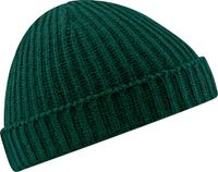 Beechfield Retro Trawler Skull cap - One size - Fles groen
