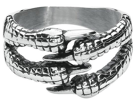etNox hard and heavy etNox Claw Unisex Ring - Neutraal - S