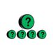 Smit Visual Supplies Magneet vraagteken 35mm groen