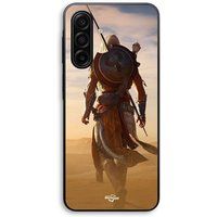 Maniacase Samsung Galaxy A57 Hoesje Assassin's Creed soldaat achterkant