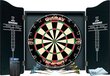 Winmau Professional Darts Set with Sniper Dartboard and Black Cabinet