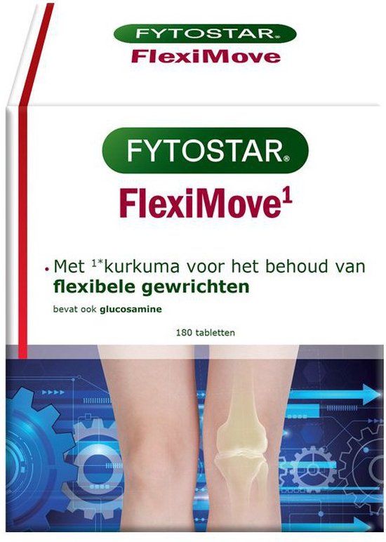 Fytostar FlexiMove High - Vitaminen - Curcumine Glucosamine - 180 tabletten
