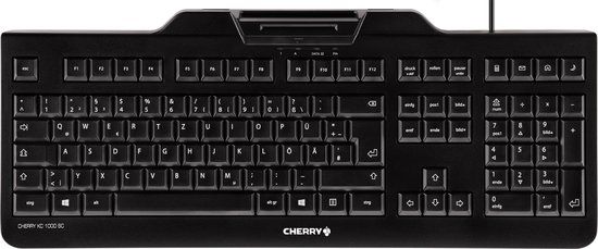 CHERRY KC 1000 SC - Keyboard - USB - US Layout - Black