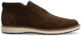Manfield - Heren - Bruine suède chelsea boots - Maat 40