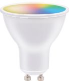 alpina Smart Home RGB Lamp - GU10 - 5W - WW + RGB - Slimme verlichting - LED - App Besturing - Spraakbediening - Amazon Alexa - Google Home