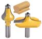Frees voor trapleuningen, 2-delig, met een schacht van 1/2 inch, concaaf