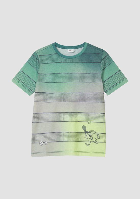s.Oliver T-shirt donkergroen