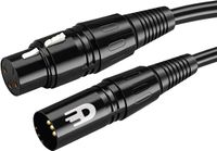 Drivv. Premium XLR Kabel - Microfoon kabel - Mannelijk naar Vrouwelijk 3 pin - 1 Meter