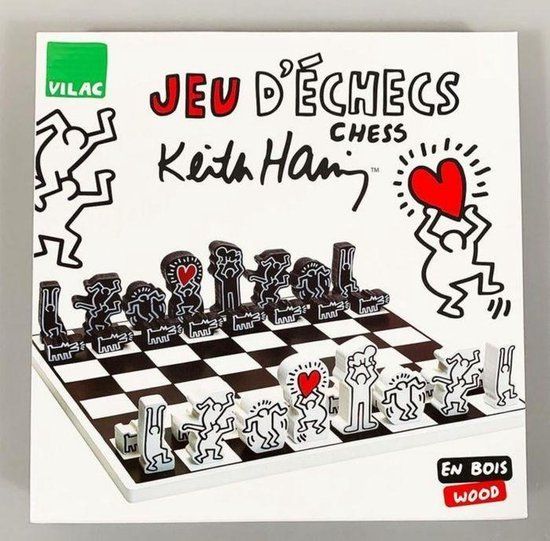 Vilac Keith Haring Schaakspel / Chess game - 3048700092212