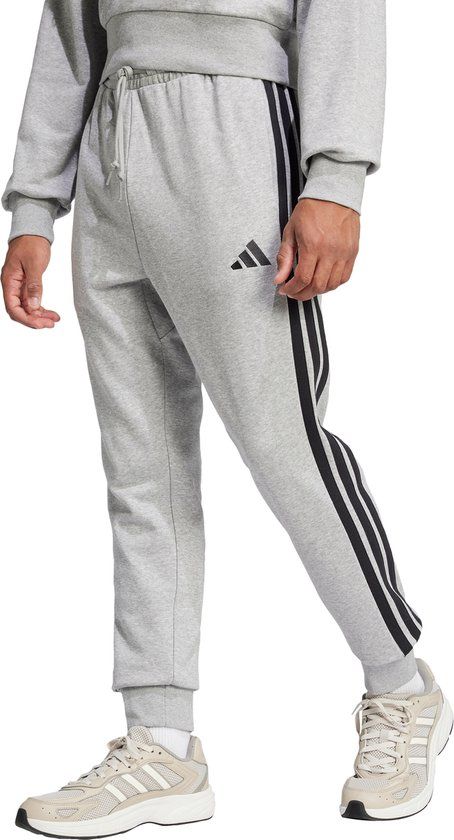 Adidas Sportswear Essential 3-Stripes French Terry Broek - Heren - Grijs