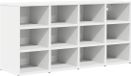 vidaXL Schoenenkast 103 x 30 x 51 cm bewerkt hout wit