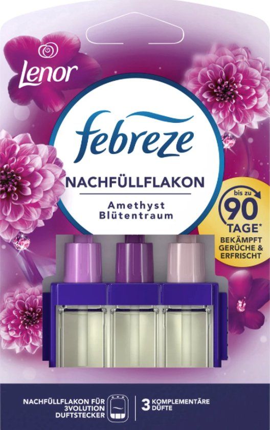 Febreze 3Volution Navulling Lenor Amethist & Bloemen Boeket - 20 ml