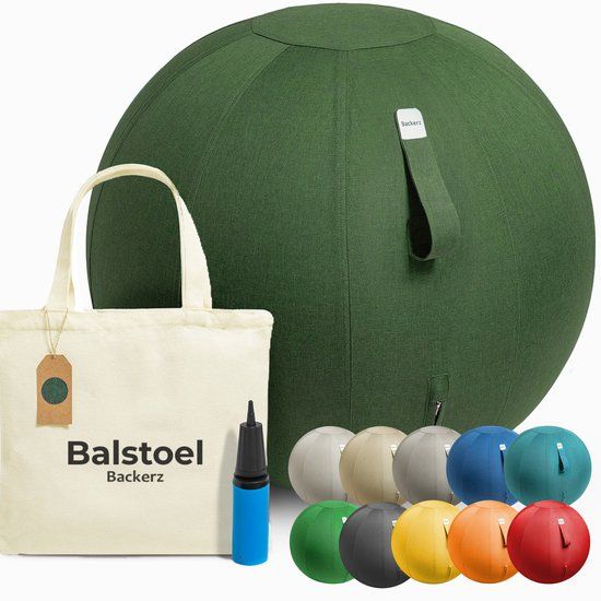 Backerz Zitbal 65 CM Groen