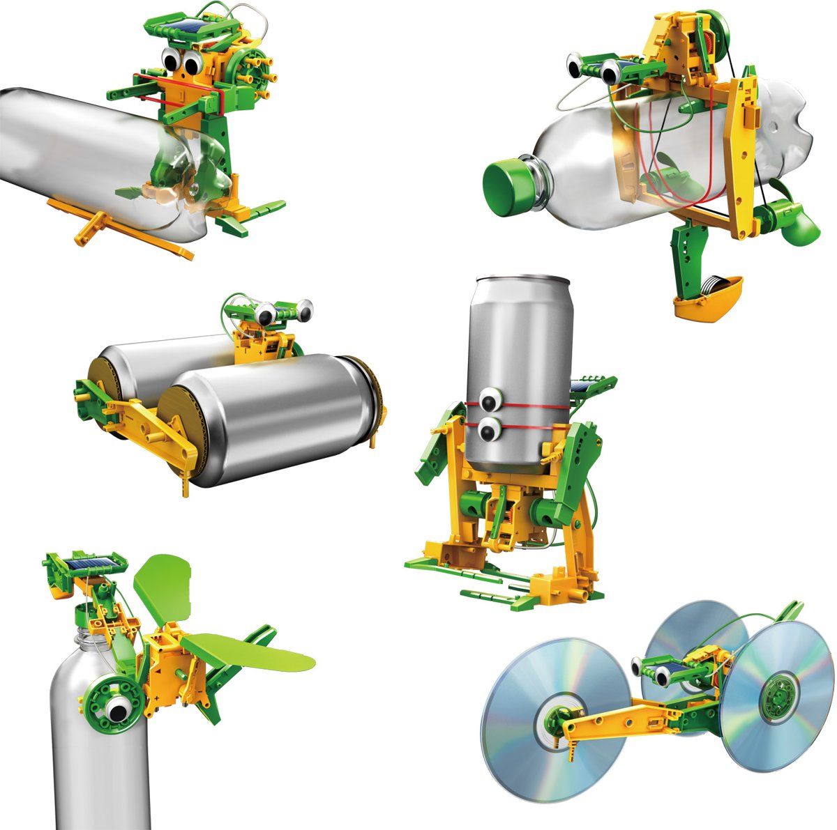 Powerplus DIY 6-in-1 Solar Speelgoedset - Recycler