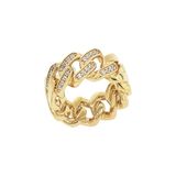 JOOP! Bague femme, acier inoxydable, 11 mm, avec zircone, or, idée cadeau, livrée dans un coffret cadeau bijoux