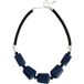 White Stuff Carnation Beaded Necklace Dark Navy