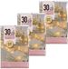 Merkloos Koopman International Kerstverlichting - 6x - op batterij - warm wit - 30 lampjes