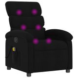 VidaXL Massagestoel Zwart Stof