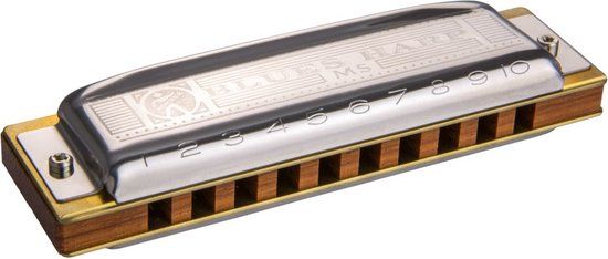 Hohner Blues Harp MS D Mondharmonica - A-kwaliteit - Populair