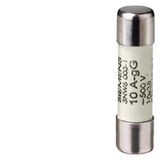 Siemens 3NW6010-1 SENTRON, cilindrische zekeringschakel, 10 x 38 mm, 25 A, gG, Un AC: 500 V, wit