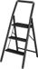 Wenko Escabeau Noir Pliant Alu Compact 3 Marches