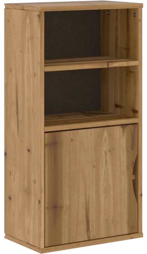 vidaXL Bijzetkast ODDA 40x24x79 cm massief grenenhout