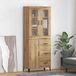 vidaXL Hoge kast Artisan-eikenhout, 69,5 x 34 x 180 cm, houtvezel