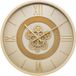 Atmosphera Wandklok Roma Dua - Vintage Metaal - 50 cm - Beige/Goud