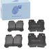 Blue Print ADT342185 remblokkenset, 1 stuk | Compatibel met: LEXUS LS
