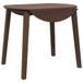 VidaXL Eettafel bruin massief hout rubber