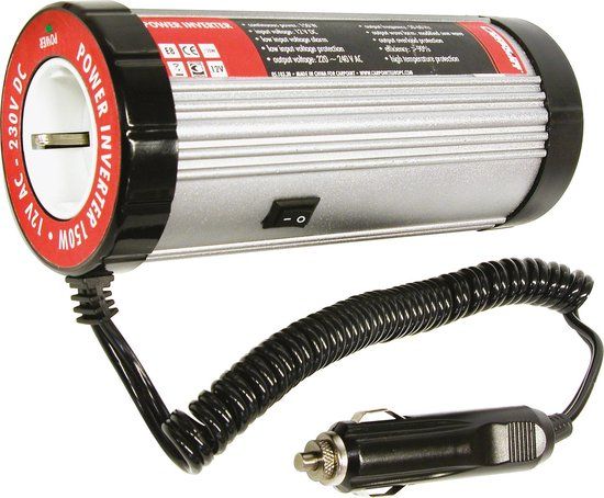 Carpoint Omvormer Blikhouder Model 150W - Zilver