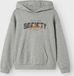 NAME IT Jongens Sweater - Katoen - Lange mouw - Loose Fit - Grijs Melange - Maat 122/128