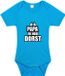 Bellatio Decorations Papa ik heb dorst tekst baby rompertje blauw jongens - Kraamcadeau/babyshower cadeau - Babykleding 68
