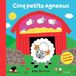 Cinq petits agneaux Livre animé tout-carton avec des tirettes Livre pour Pâques Dès 1 an