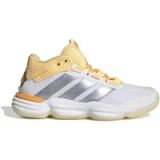 adidas Courtstabil indoor shoes, ftwr white/Crystal Sky/Ice Tangerine, 42 EU