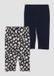 s.Oliver Kinderen Leggings navy Dierenprint Katoen/Elastaan