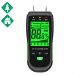 Optimus De Gadgetwinkel Professionele Vochtmeter incl. Batterijen - Vochtigheidsmeter Voor Hout / Bouwmateriaal / Wanden - Vochtmeter Muren - Houtvochtmeter - Brandhout