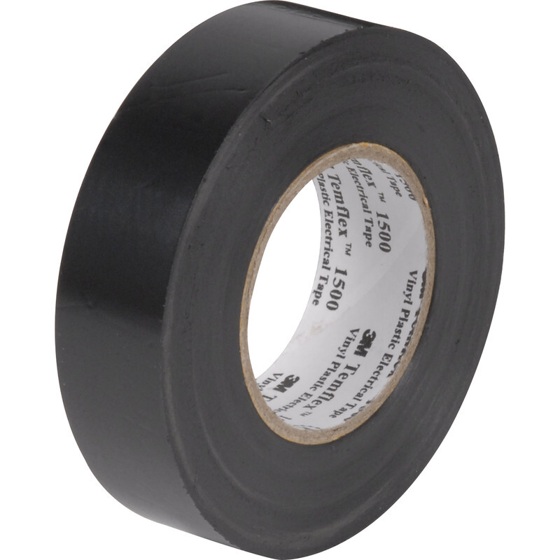 3M Temflex vinyl tape 19mmx20m Zwart