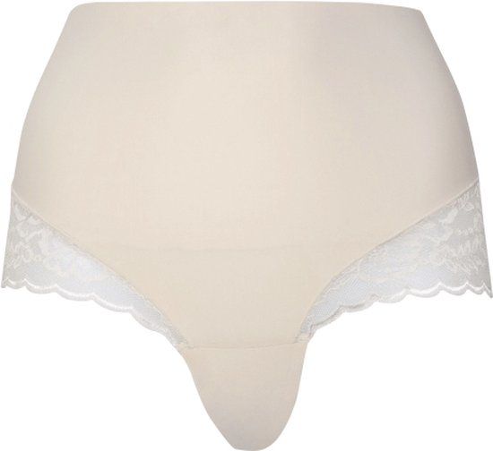 MAGIC Bodyfashion Tummy Shaper Lace Women's Shapewear - Latte - Size L
