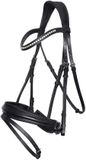 Imperial Riding Gecombineerd hoofdstel met neusriem Fria Zwart Leer Schapenwol Full Anatomisch