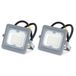 Glowster Slanke LED-spots (2 stuks) met 50 cm 10 W kabel