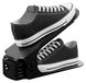Étagère à chaussures - Organisateur de chaussures réglable - 10 pièces - 3 hauteurs - Gain de place - Fabriqué en plastique PP - Noir