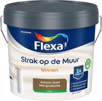 Flexa Strak op de muur Muurverf - Autumn Gold - 5 liter - Mat - Voor binnen