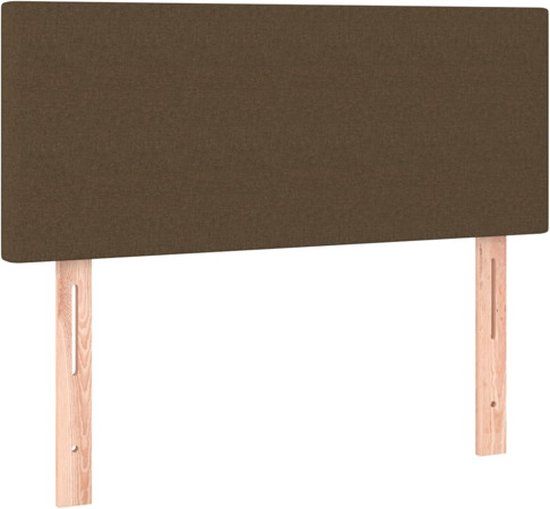 SMARTGROUPSTORE vidaXL Hoofdbord - Stof - Donkerbruin - 80x5x78/88 cm