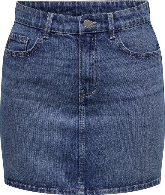 ONLY - ONLMATILDA SHORT SKIRT DNM PIM MOCH - Meisjes - Rokken - Katoen - Blauw