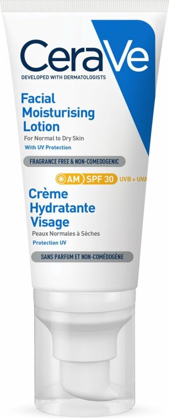 CeraVe AM Facial Moisturizing Lotion SPF30 52ml Hydraterende dagcr&#232;me voor normale tot droge huid