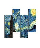 Homemania Wandfoto, geïnspireerd door de auteurs, 4-delig, kunst en graffiti, voor woonkamer, slaapkamer, meerkleurig, 76 x 0,3 x 50 cm, HM204PMDF31, MDF