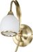 Lampe murale Patina, abat-jour en verre couleur crème, MODEL WHITE 113B