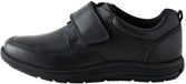 Next Jongens Schoolschoenen met 1 klittenbandsluiting, extra brede pasvorm (H) - Zwart