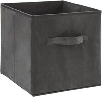 5Five® 5Five Opvouwbare opberger - Velvet - Grijs - 31 x 31 cm